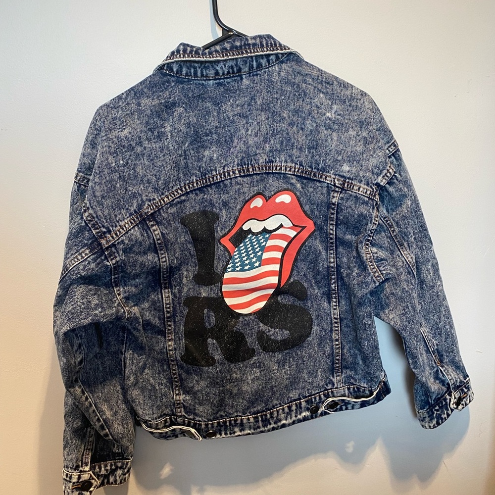 Rolling Stones vintage Jean jacket Size S